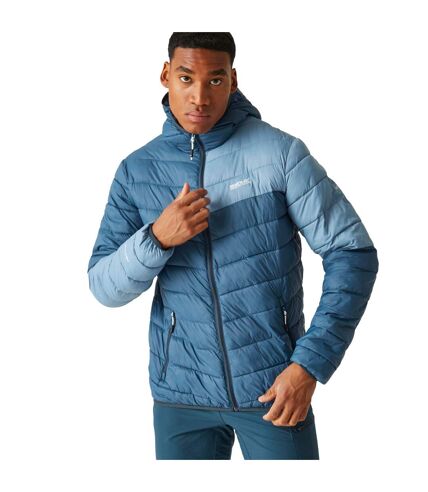 Mens hillpack ii colour block padded jacket moonlight denim/coronet blue Regatta