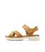 Sandales camel femme relife layon-1