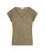 T-Shirt kaki femme morgan fantaisie-2