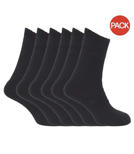 Chaussettes thermiques femme noir Floso