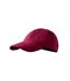 Casquette De Baseball Motif/style Uni Grenat Malfini-4