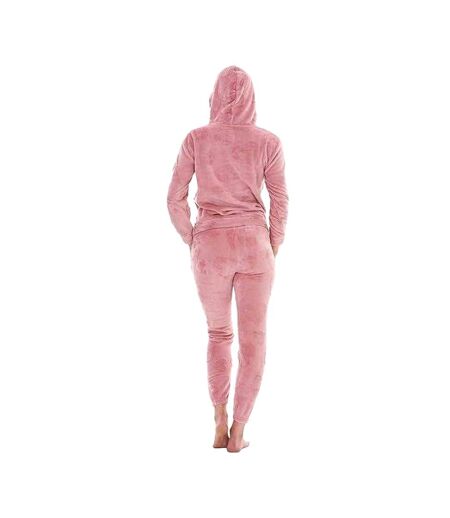Ensemble De Pyjama Long Motif/style Cœur Femme Rose Keanu