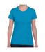 Gildan - T-shirt - Femme (Bleu saphir Chiné) - UTPC5936