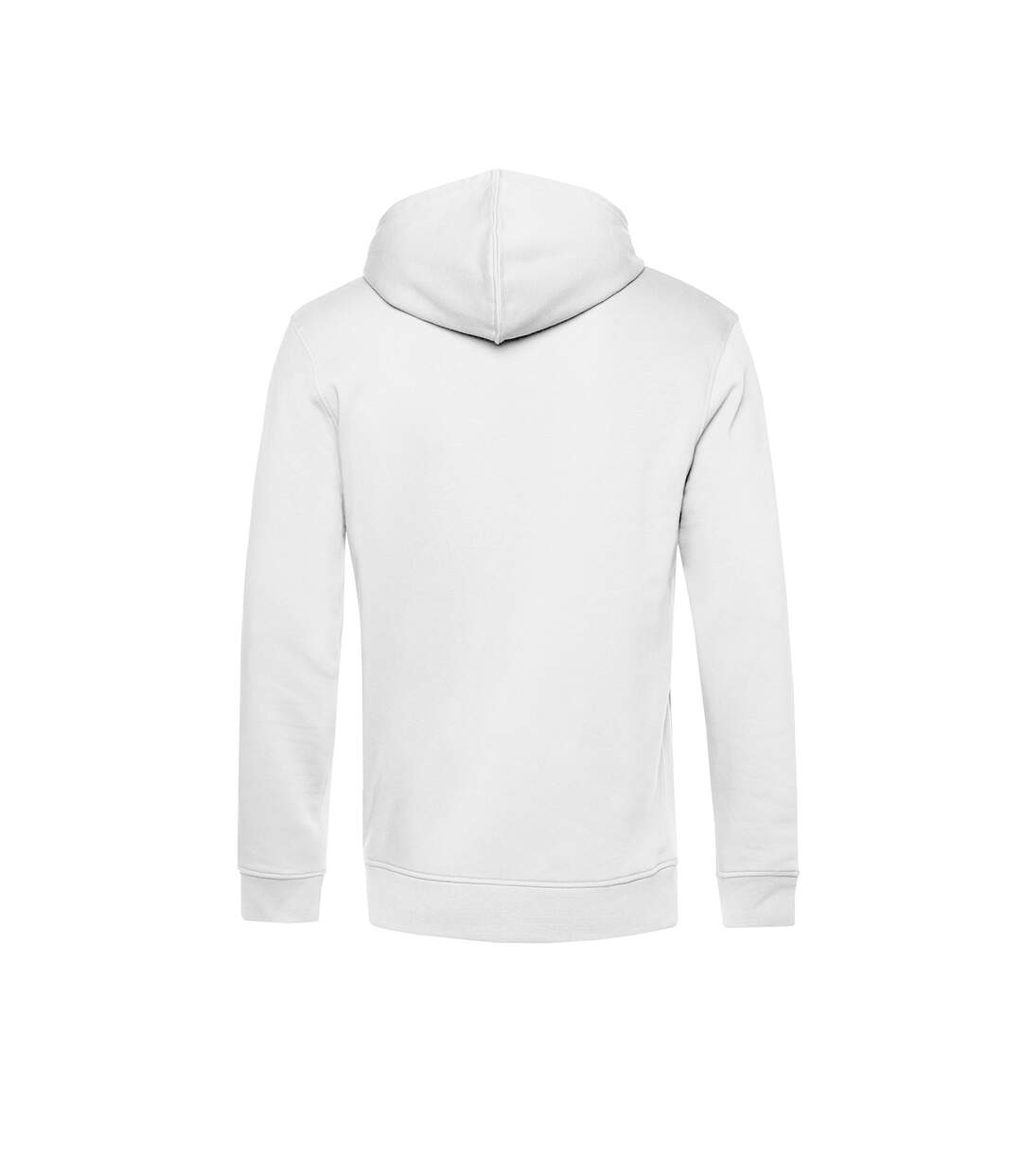 Sweat à capuche homme blanc B&C-2