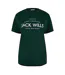 Womens/ladies Forstal Boyfriend T-shirt Dark Green Jack Wills-3