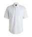 Chemise Manches Courtes Motif/style Fines Rayures Homme Blanc Boss-2