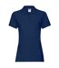 Polo premium femme bleu marine Fruit of the Loom