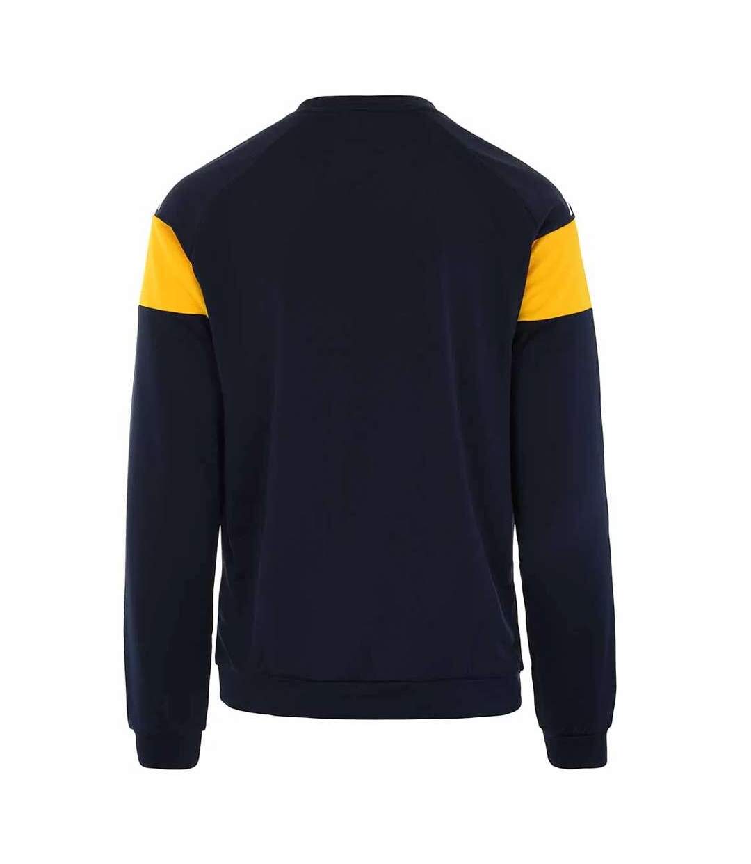 Sweat marine/jaune homme kappa dido-2