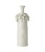 Vase Fleur en Céramique Yucca 40cm Blanc-1