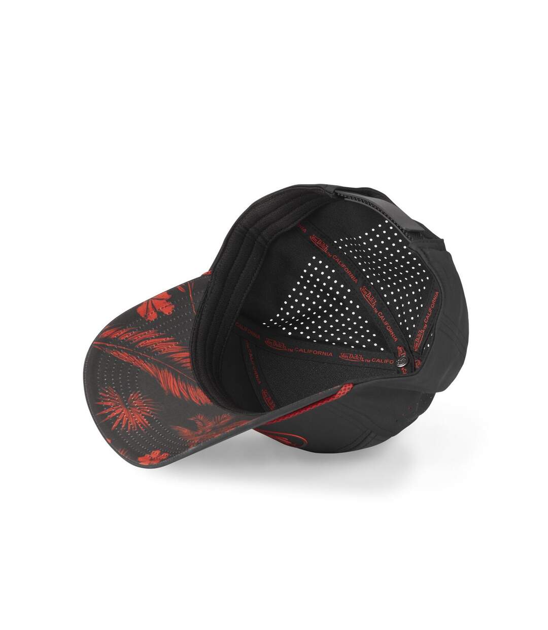 Casquette 6 panneaux filet en mesh logo rubber print Cord Vondutch-5
