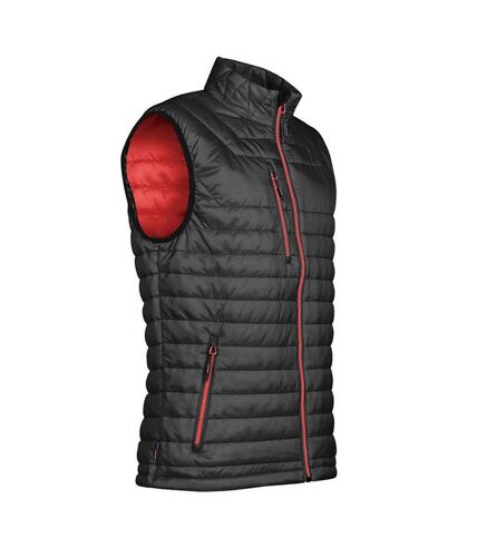 Stormtech Mens Gravity Thermal Vest (Black/True Red) - UTPC5074