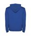 Mens urban hoodie royal blue/white Roly-2