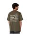 T-shirt Manches Courtes Motif/style Imprimé Graphique Homme Kaki Foncé Threadbare-3