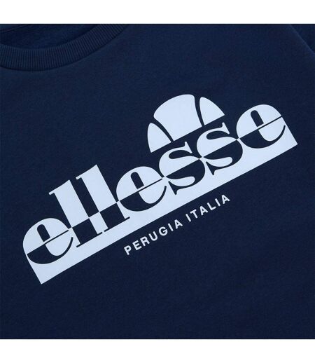 Mens Casual Sweatshirt Navy Ellesse