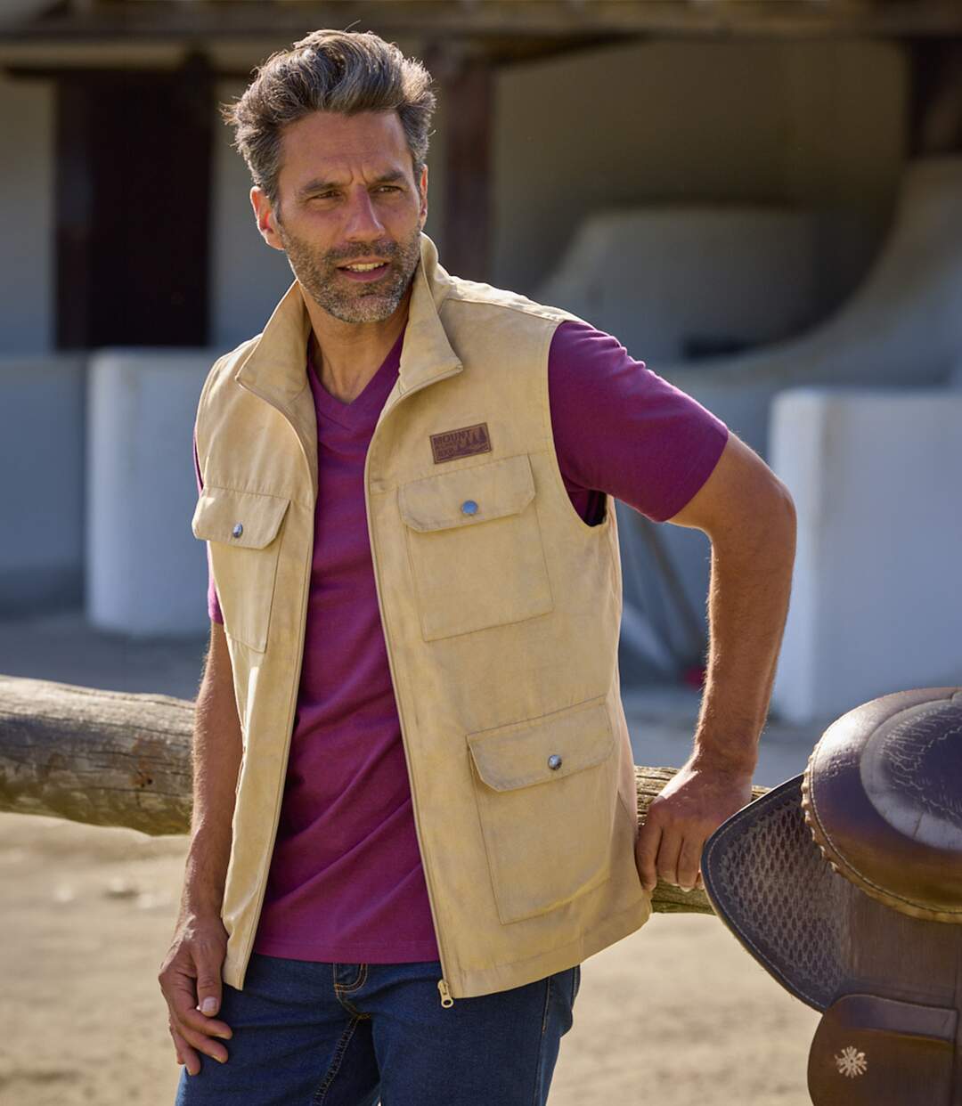 Gilet in Wildlederoptik-2