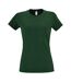 T-shirt Imperial Femme Vert Bouteille SOLS-1