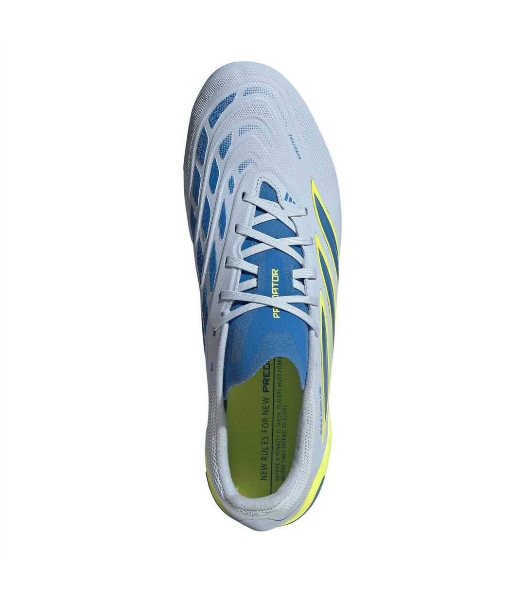 Chaussures De Foot Pour Terrain Ferme Predator League Homme Bleu Jaune Adidas-4