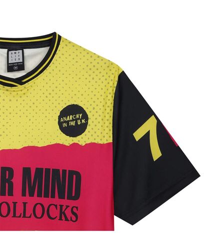 T-shirt never mind the bollocks rock fc adulte jaune Amplified