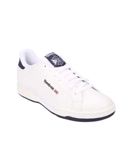 Baskets Npc Syn Homme Blanc Bleu Marine Reebok