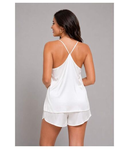 Pyjashort fluide en satin