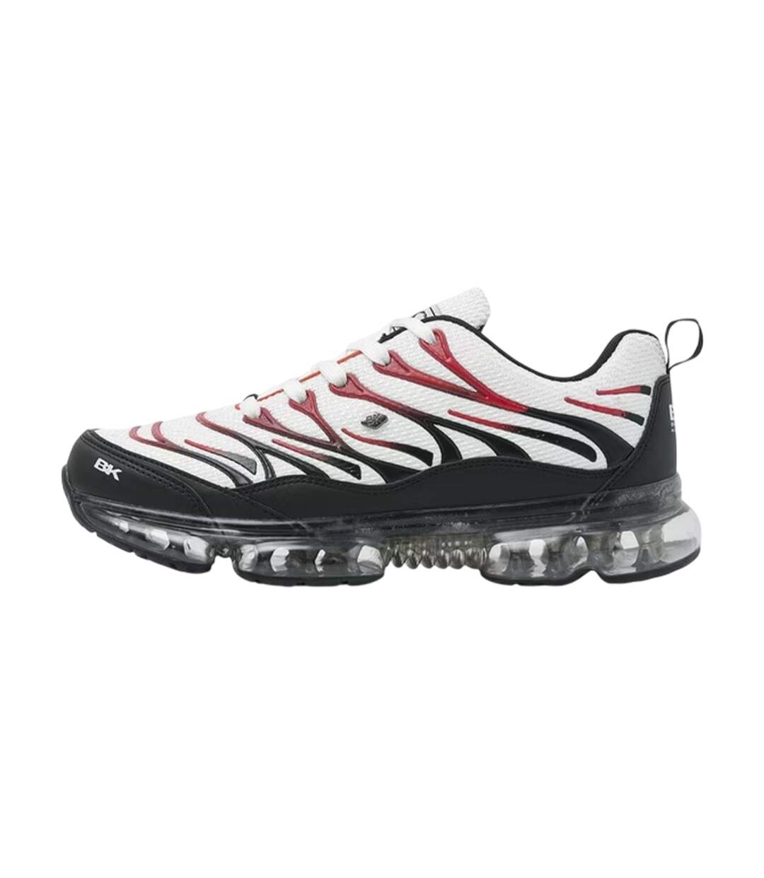 Mens Urbex Mesh Air Cushioned Trainers White Black Red British Knights-3