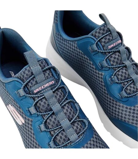 Womens/ladies Dynamight 2.0 Social Orbit Trainers Slate Skechers