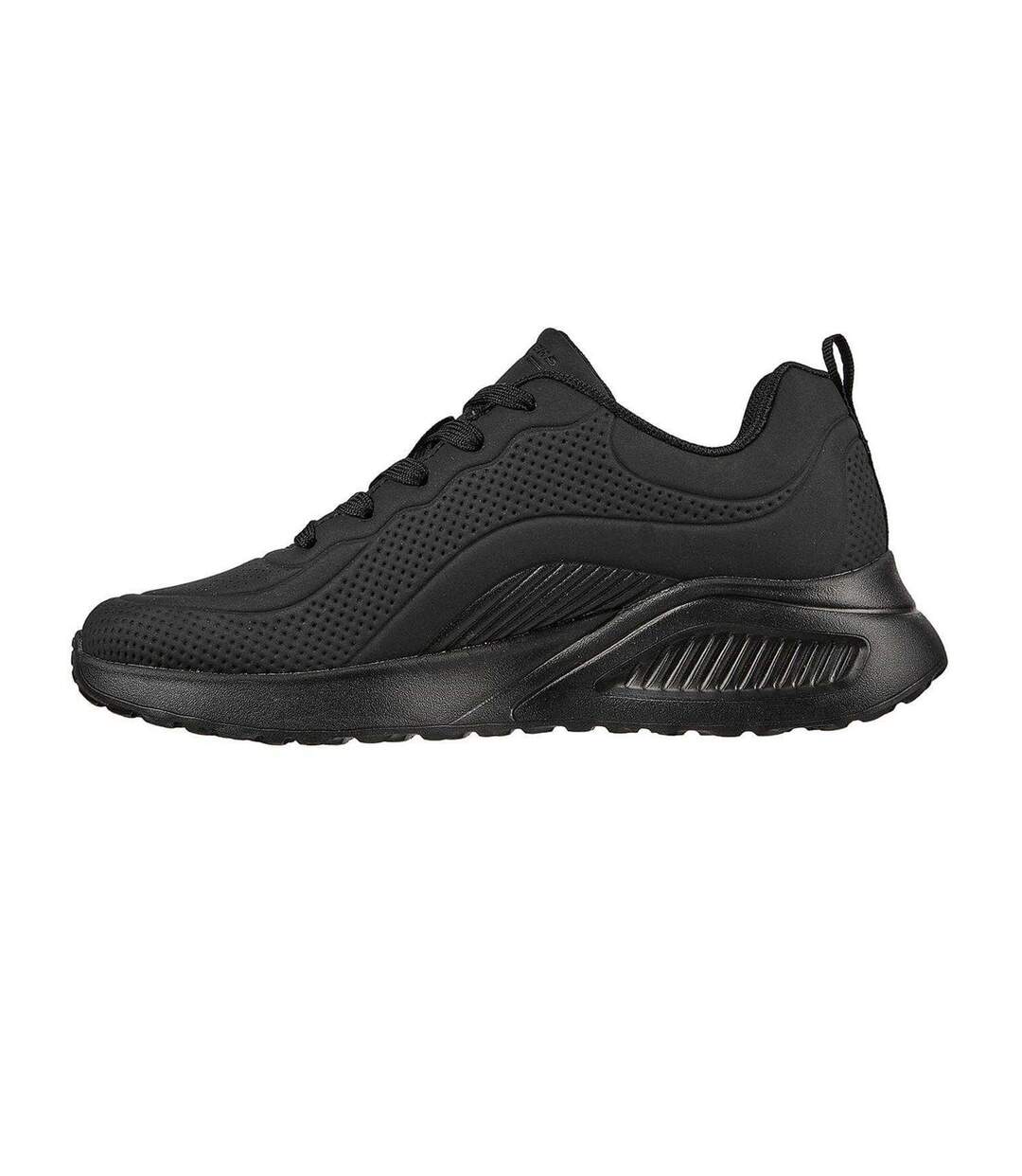 Womens/ladies Bob Buno Logo Trainers Black Skechers-2