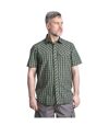 Trespass Mens Juba Short Sleeve Casual Shirt (Cedar Green Check)