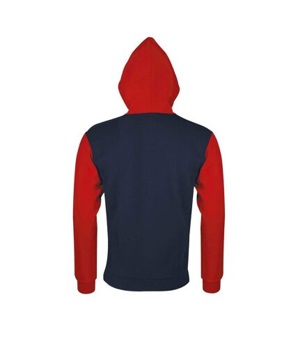 SOLS Silver - Sweatshirt à capuche et fermeture zippée - Homme (Bleu marine) - UTPC342