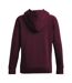Sweat À Capuche Entraînement Style Gros Logo Rival Homme Pourpre Under Armour-3