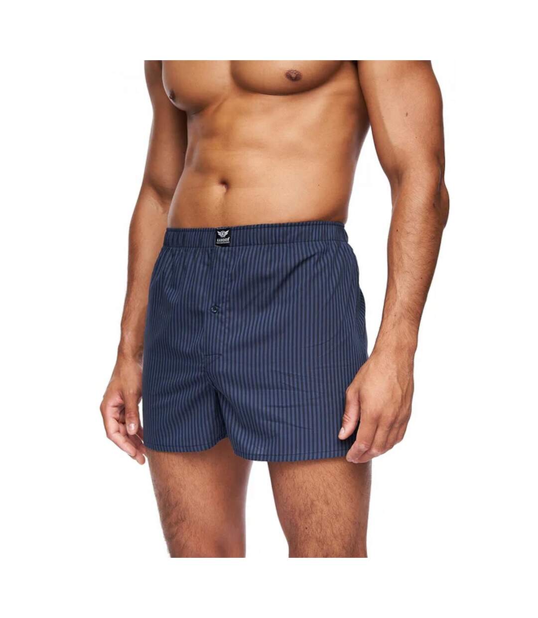 Pack of 6  Mens nightling woven boxer shorts  blue Kandor