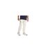 Mens Unstoppable Textured Slim Joggers White Under Armour-1
