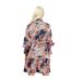 Womens/ladies High-neck Puff Sleeve Maxi Dress Multicoloured Little Mistress-3