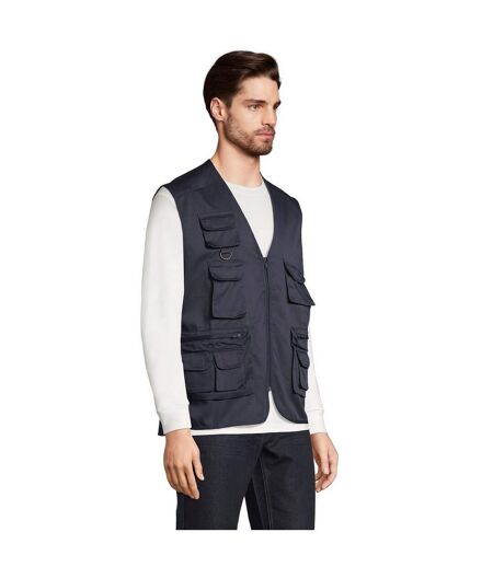 Veste Sans Manches Reporter Homme Bleu Marine SOLS