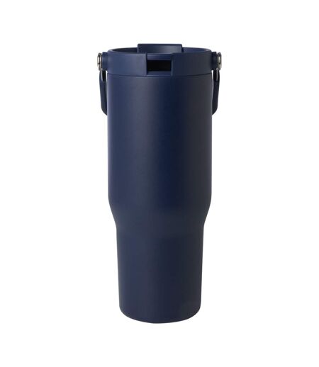 Bronx Dual Function Lid Recycled Stainless Steel Insulated 900ml Tumbler One Size Navy Generic