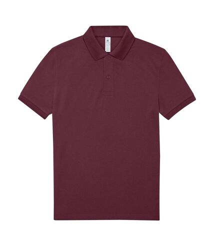 Polo manches courtes - Homme - PU424 - rouge burgundy