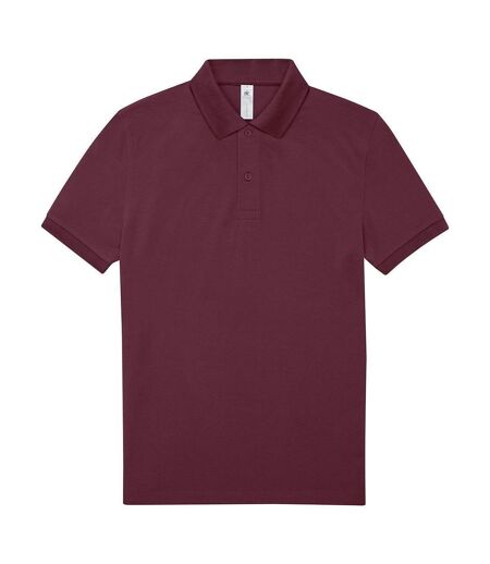 Polo manches courtes - Homme - PU424 - rouge burgundy