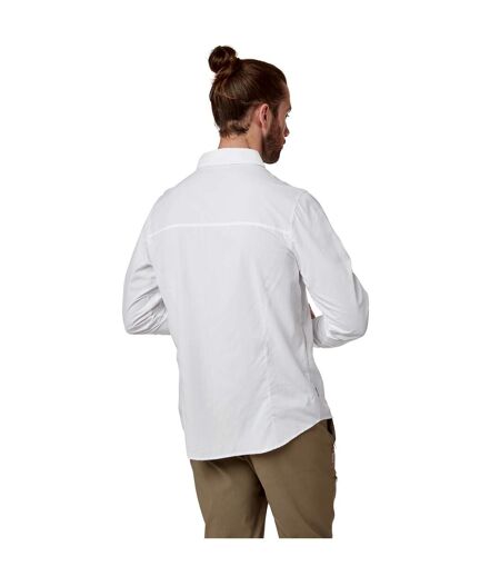 Craghoppers Mens NosiLife Nuoro Long Sleeved Shirt (Optic White) - UTCG1119