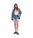 Short Décontracté Selvedge Femme Bleu Denim Levis-1