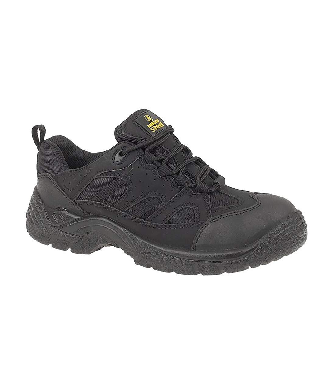 Amblers Steel Unisex FS214 Black Safety Trainer / Mens Womens Shoes (Black) - UTFS338-1