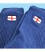 1 Pack Mens Novelty Cotton Rich St George England Flag Black Socks-3