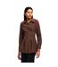 Robe Courte Motif/style Plissé Femme Marron Rougeâtre Odd Muse-4