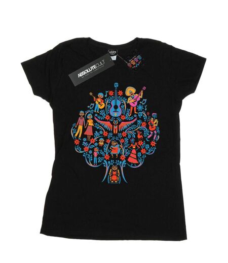 Disney - T-shirt COCO TREE PATTERN - Femme (Noir) - UTBI14325