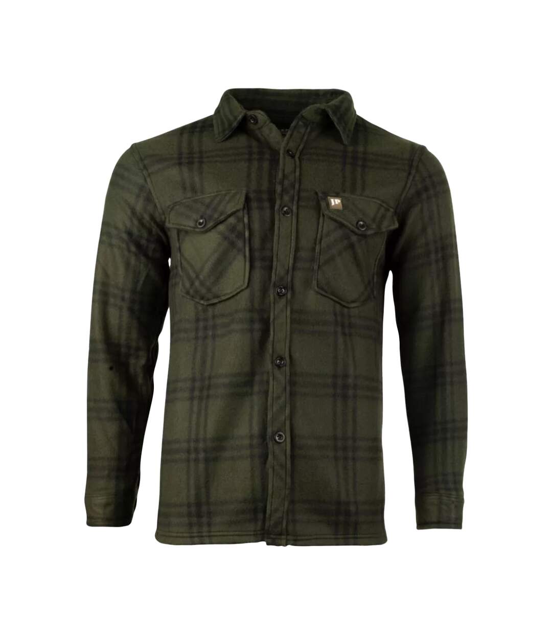 Chemise Motif/style À Carreaux Homme Vert Jack Pyke-1