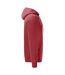 Sweat À Capuche Classic Homme Rouge Chiné Fruit Of The Loom-3