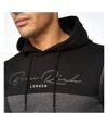 Born Rich Mens Lehmann Hoodie (Black Marl)