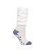 Ladies Fluffy Slouch Top Non Slip Thermal Bed Socks-1