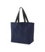Tote Bag Motif/style Uni Original Taille Unique Bleu Marine Bagbase-2