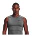 Maillot De Compression Sans Manches Heatgear Homme Gris Chiné Under Armour-3