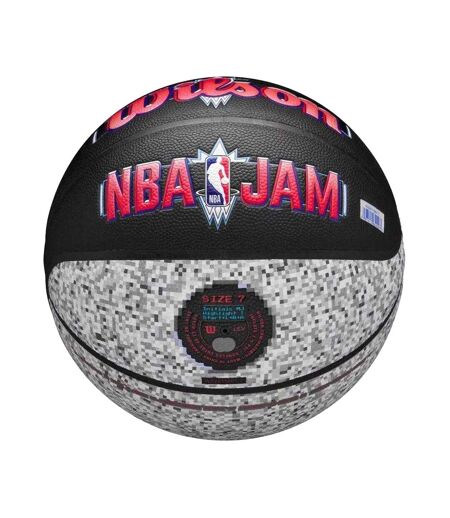 Ballon De Basket Motif/style Nba Jam Taille 7 Noir Wilson